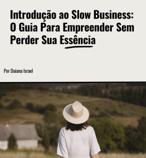 Slow business, como criar um negocio do zero com equilibrio e propósito.